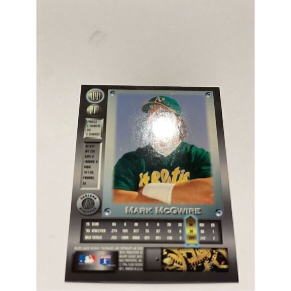 1996 mark mcgwire metal universe mint condition #101 - Picture 7 of 7